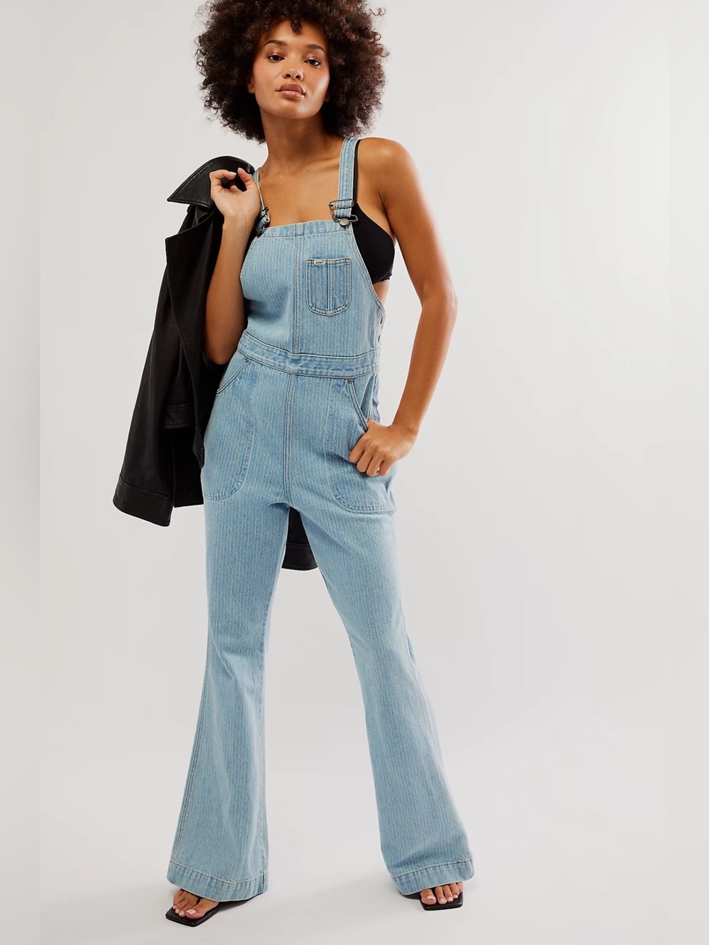 NWT Lee European Collection Factory Flare Overalls sz XS